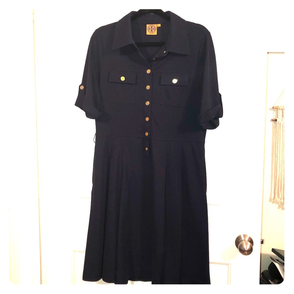 Tory Burch Navy Dress. Size XL.  Worn a few times.